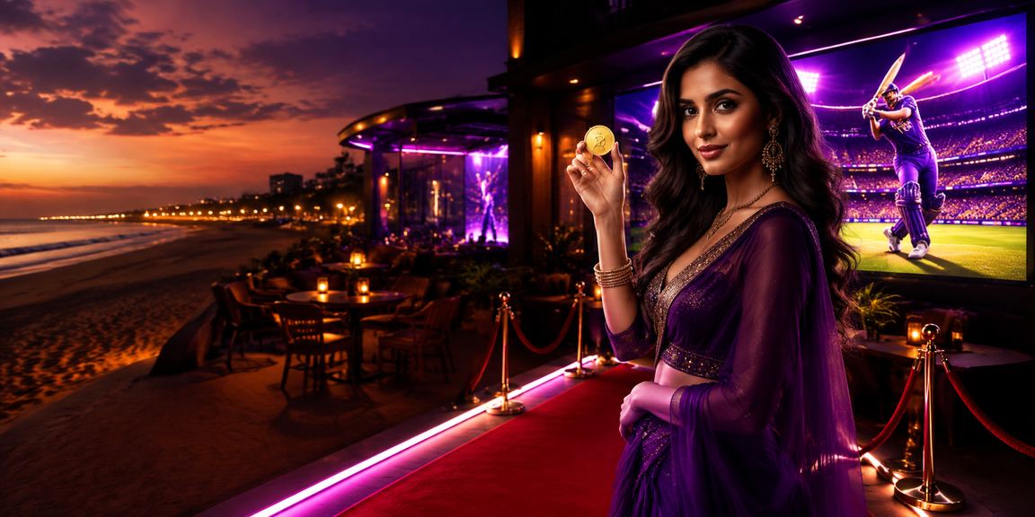 Indian user conveniently accessing lottery on mobile during IPL match night